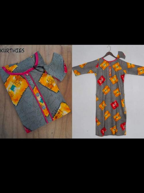 multi colored cotton kurti - 18284439 - Very Small Image - 1