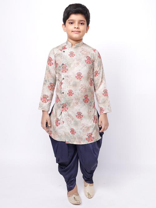 grey printed kurta - 18284635 - Very Small Image - 1