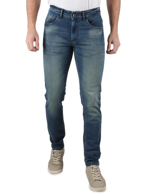 blue light washed denim jean - 18284733 - Very Small Image - 1