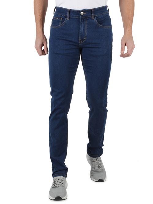 navy-blue light-washed denim jean - 18284739 - Very Small Image - 1