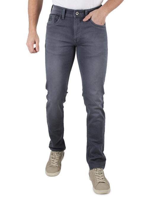 grey solid washed jean - 18284754 - Very Small Image - 1