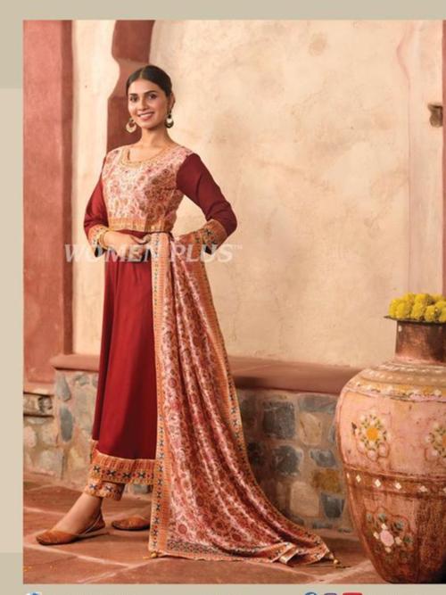 cotton designer suit set - 18284759 - Very Small Image - 1