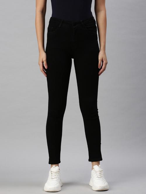 high rise solid jean - 18285685 - Very Small Image - 1