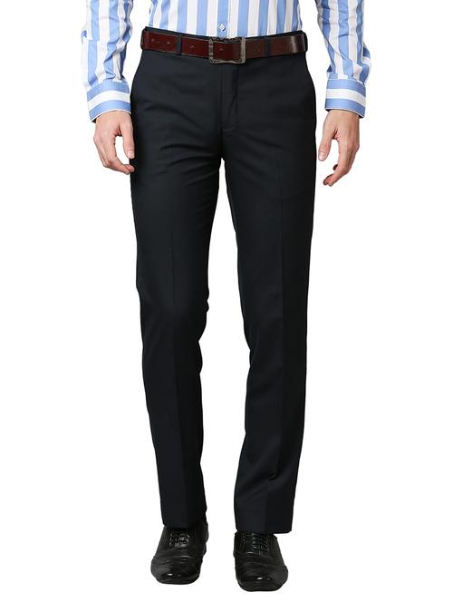 black solid formal trouser - 18286610 - Very Small Image - 1