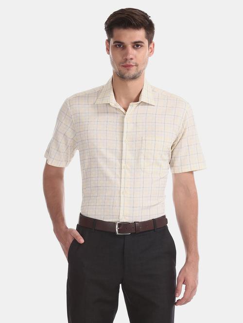 white checkered casual shirt - 18286907 - Very Small Image - 1