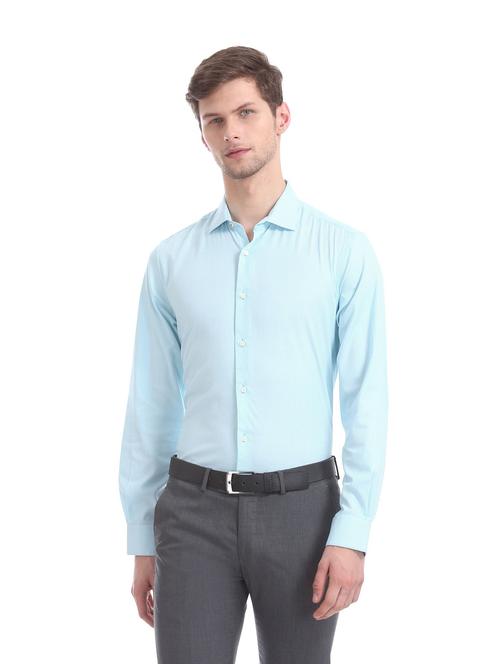 turquoise checkered casual shirt - 18286915 - Very Small Image - 1