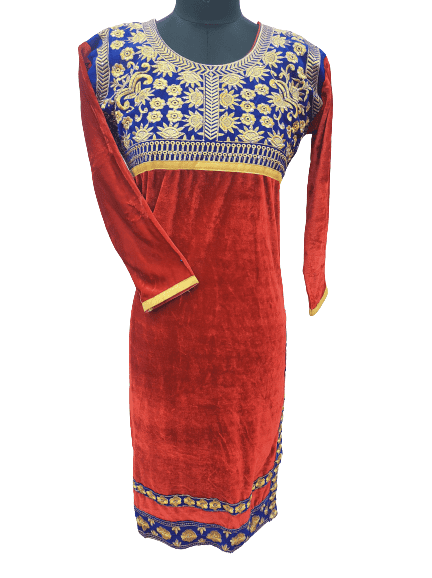 velvet kurti havy designer pec - 18287670 - Very Small Image - 1