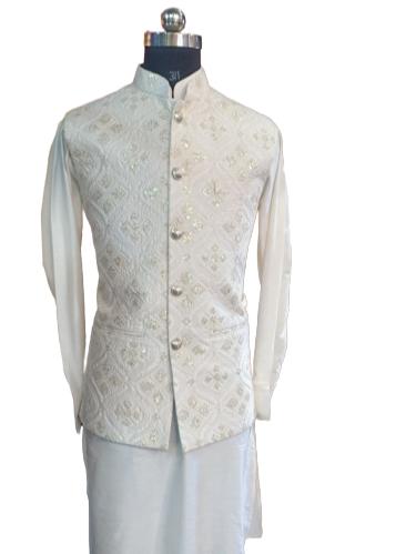 good quality kurta pajama set blazer - 18287828 - Very Small Image - 1
