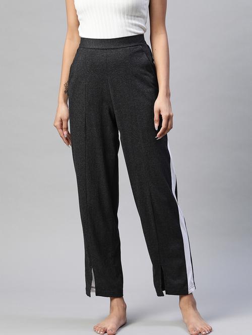 high rise side taped track pant - 18288713 - Very Small Image - 1