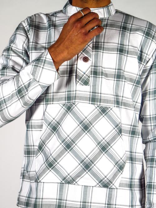 cotton hippie kurta/shirt. premium hermese cotton. - 18288871 - Very Small Image - 1