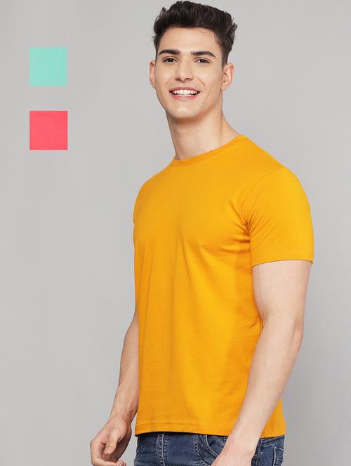 set of 3 solid combos t-shirt - 18289399 - Very Small Image - 1