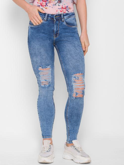 mid rise distressed jean - 18291525 - Very Small Image - 1