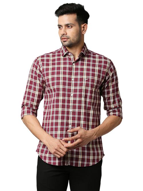 red checkered casual shirt - 18291644 - Very Small Image - 1