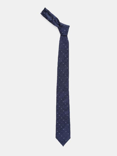 men navy tie pocket square and cufflinks set - 18291949 - Very Small Image - 1
