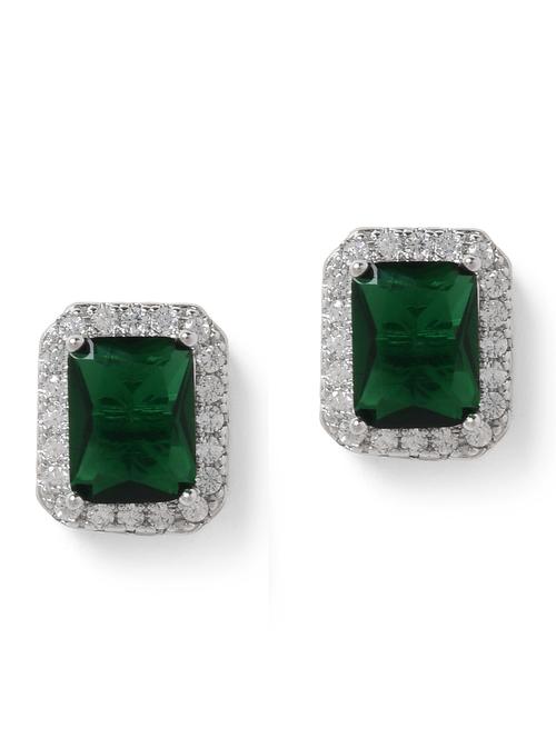 green metal studs earring - 18292019 - Very Small Image - 1