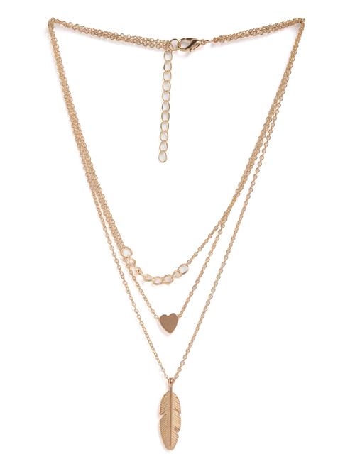 gold metal necklace - 18292031 - Very Small Image - 1
