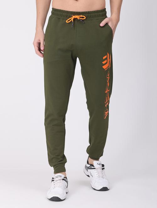 olive printed jogger - 18292582 - Very Small Image - 1