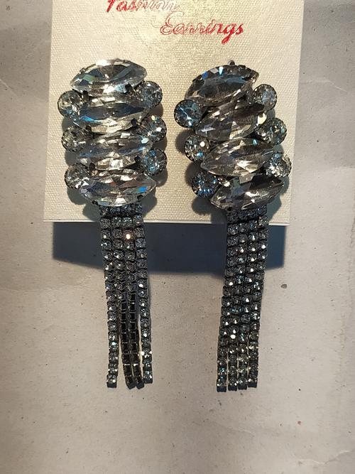 earrings for women silver color - 18292684 - Very Small Image - 1