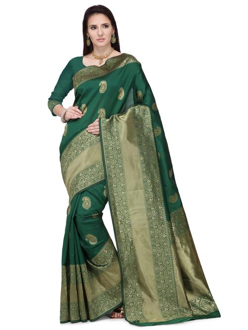 self design woven saree - 18293428 - Very Small Image - 1