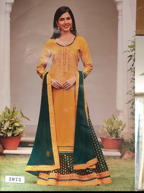 sharara for women yellow color - 18293902 - Very Small Image - 1