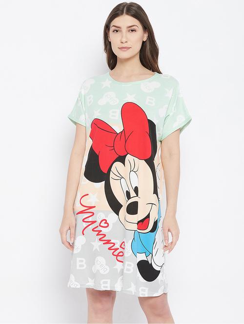 round neck printed sleepshirts - 18294249 - Very Small Image - 1
