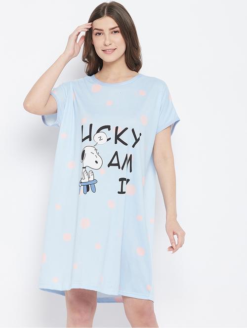 round neck printed sleepshirts - 18294278 - Very Small Image - 1
