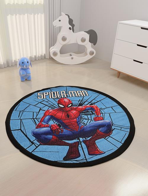 athom living marvel spiderman kids round carpet blue 90 diameter - 18294997 - Very Small Image - 1