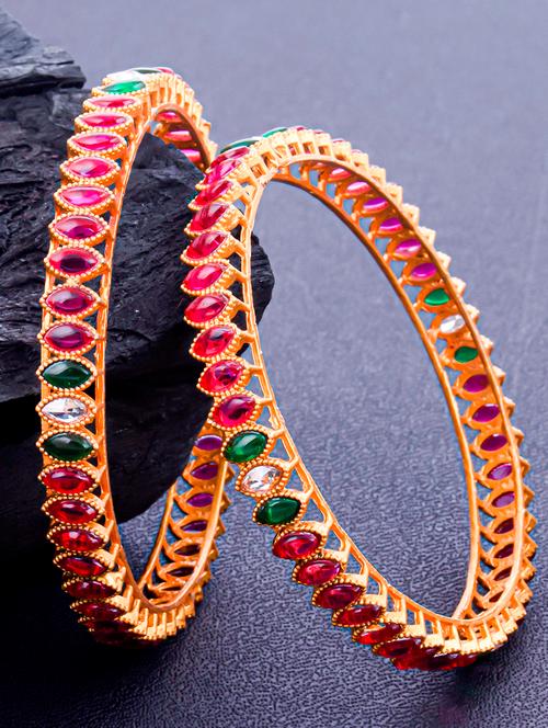 multi colored brass bangle - 18295040 - Very Small Image - 1