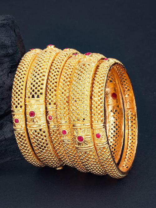 gold zinc bangle - 18295074 - Very Small Image - 1
