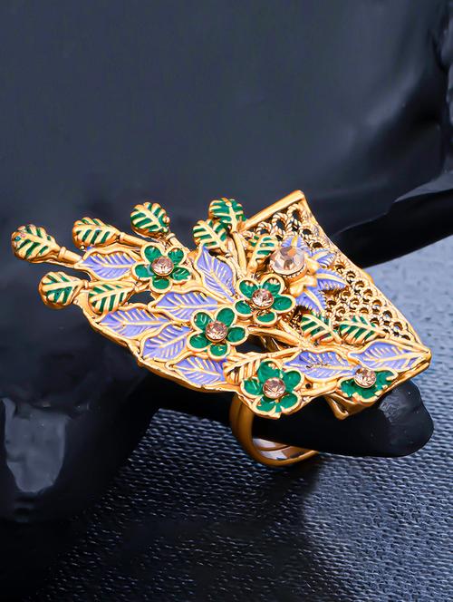 multi colored metal finger ring - 18295282 - Very Small Image - 1