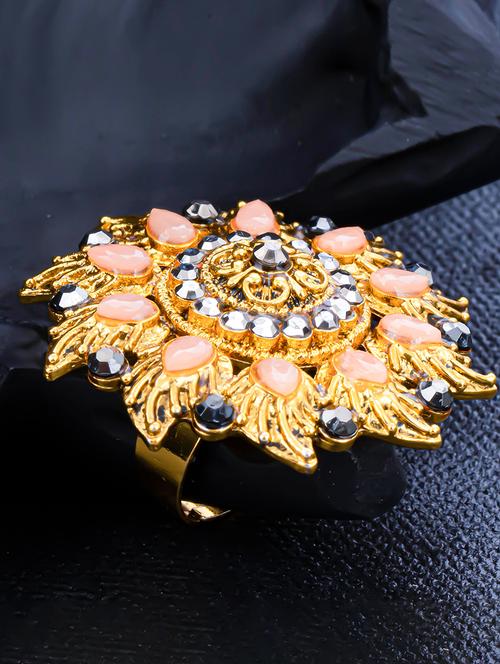 orange metal finger ring - 18295331 - Very Small Image - 1