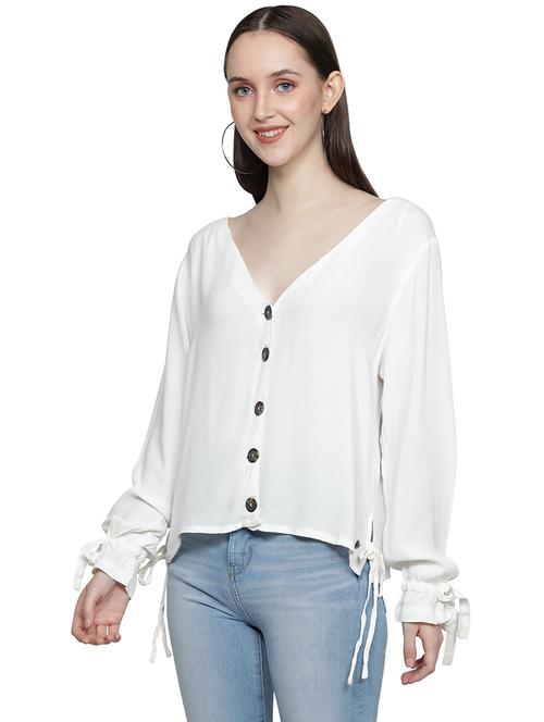 tie knot detail solid top - 18296257 - Very Small Image - 1