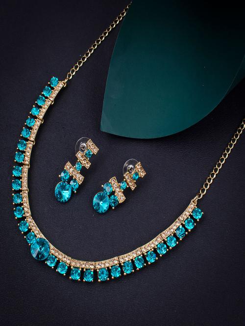 multi colored zinc necklaces and earring - 18296389 - Very Small Image - 1