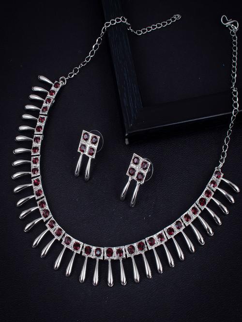 multi colored zinc necklaces and earring - 18296581 - Very Small Image - 1