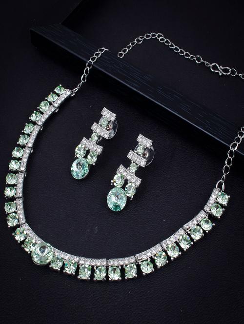 multi colored zinc necklaces and earring - 18296624 - Very Small Image - 1
