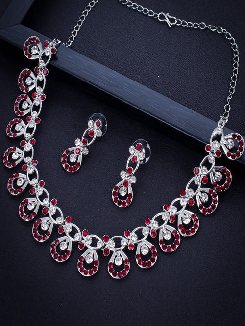 multi colored zinc necklaces and earring - 18296663 - Very Small Image - 1