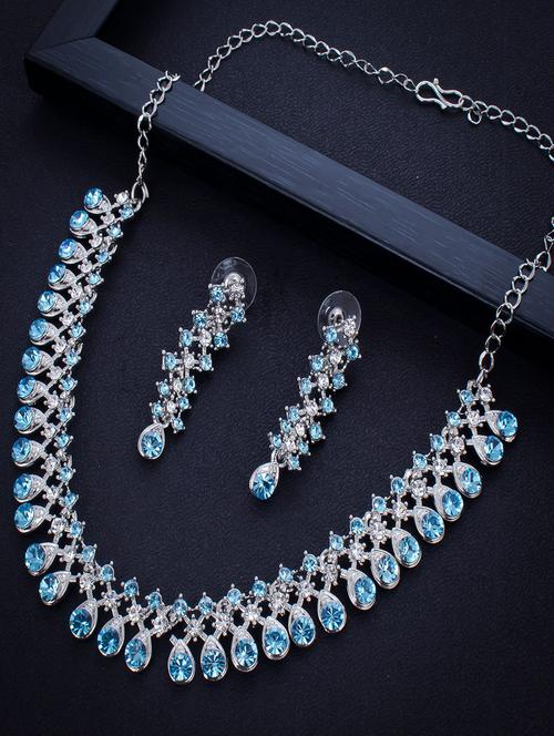 multi colored zinc necklaces and earring - 18296673 - Very Small Image - 1