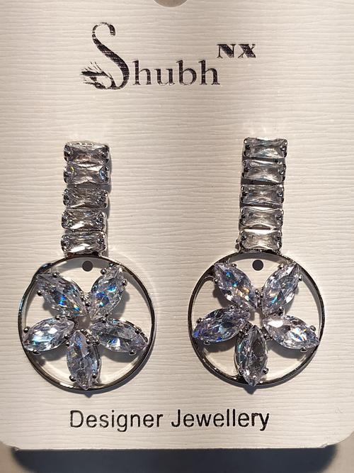 earrings for women silver color - 18297445 - Very Small Image - 1