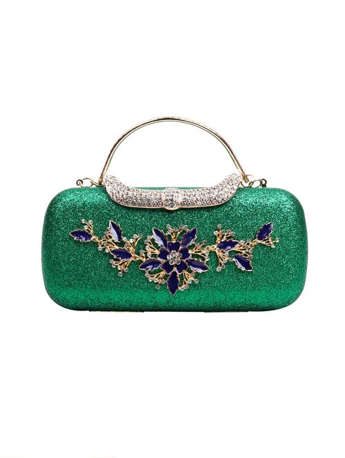 green solid regular clutch - 18297584 - Very Small Image - 1
