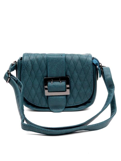 green solid regular sling bag - 18297615 - Very Small Image - 1