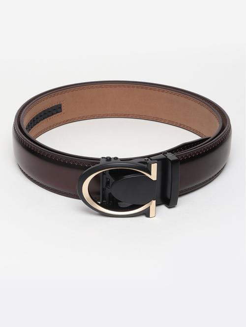 brown leatherette belt - 18297741 - Very Small Image - 1
