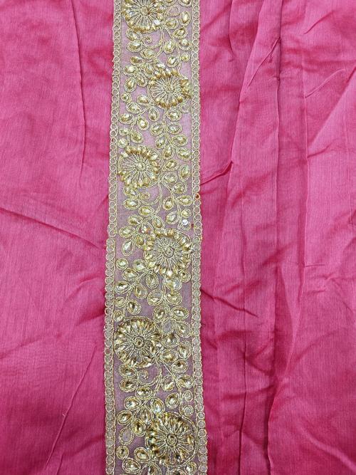 embroidered lace 2 mtr - 18298110 - Very Small Image - 1