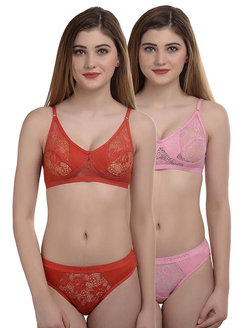 pack of 2 bras and panty set - 18298704 - Very Small Image - 1