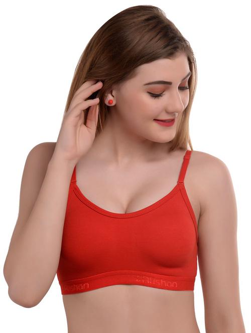 red solid sports bra - 18298831 - Very Small Image - 1