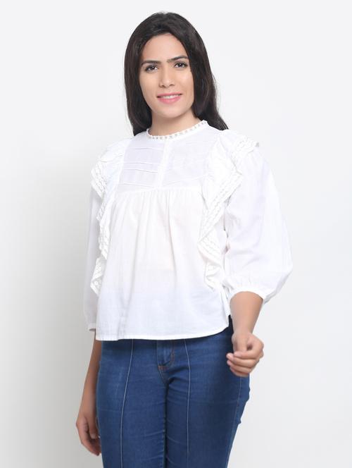 long sleeve solid regular top - 18299385 - Very Small Image - 1