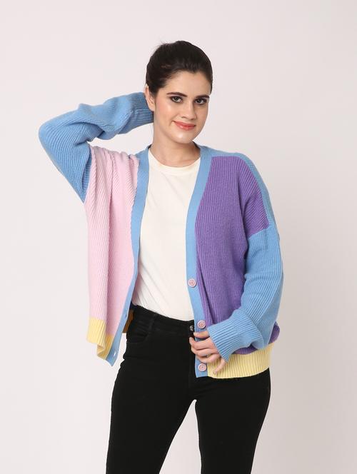 long sleeve printed cardigan - 18299419 - Very Small Image - 1