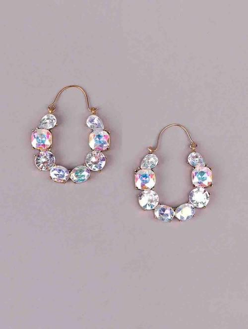 multi colored metal drop earring - 18299491 - Very Small Image - 1