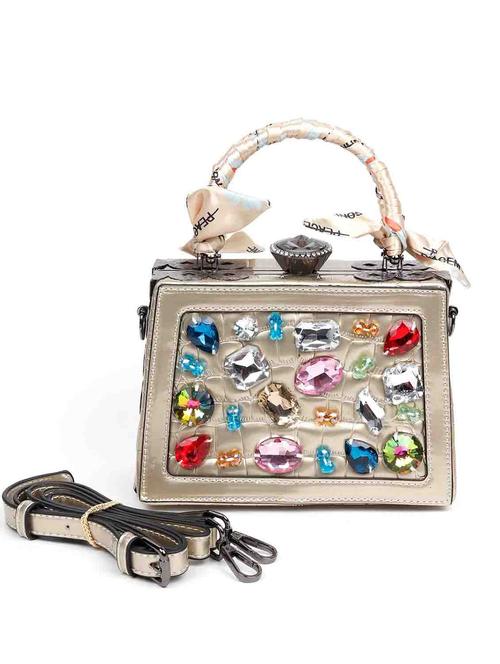 cream embellished regular sling bag - 18299597 - Very Small Image - 1