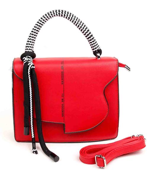 red solid regular sling bag - 18299607 - Very Small Image - 1