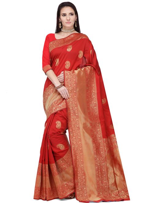 self design woven saree - 18299731 - Very Small Image - 1